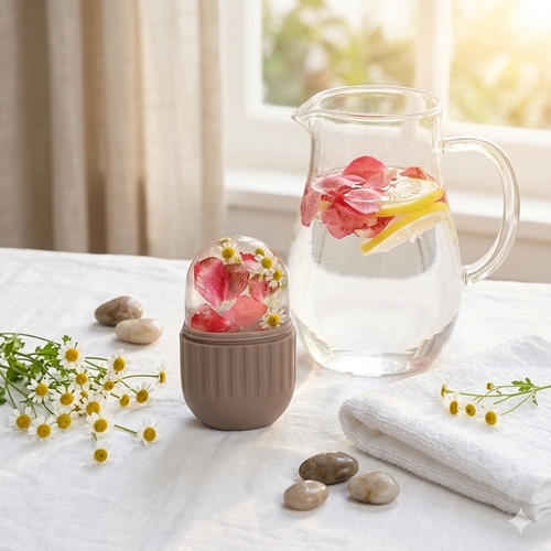 ZenIce Tray – Moule à Glaçons Facial Anti-Poches